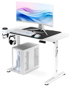 Výškovo nastaviteľný stôl Diablo X-Tensio 1100 biely