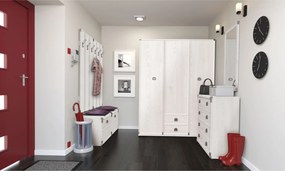 Sconto Komoda INDIANA borovica biela