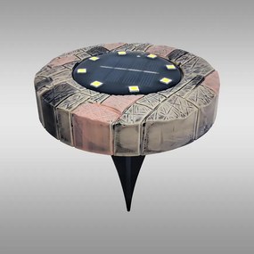 Solárna lampa disk PIN AO-PI104SL