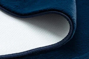 Protišmykový koberec POSH Shaggy navy granát plyš