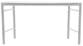 Svetlosivá kovová záhradná lavica Disc – Zone