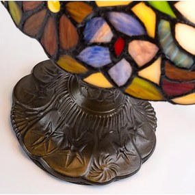 Nočná lampa Tiffany Rabalux 8089 kolekcia Mirella Ø20*35