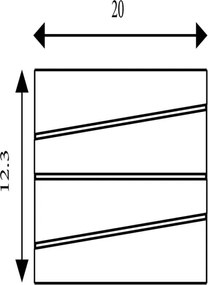 Searchlight 86410BK - LED Nástenné svietidlo SECTION LED/18W/230V čierna