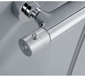 Sapho - Sprchová súprava s batériou SOLARIS lesklý chróm