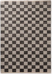 Čierny/krémovobiely obojstranný/ručne tkaný koberec s prímesou juty 120x170 cm Rex – Hanse Home