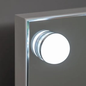 BRILAGI - LED Stmievateľné make-up zrkadlo HOLLYWOOD LED/15W/230V 60x50 cm biela