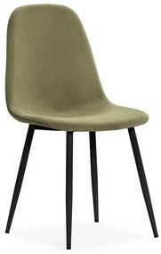 Zelené čalúnené jedálenské stoličky v súprave 4 ks Minka – Marckeric