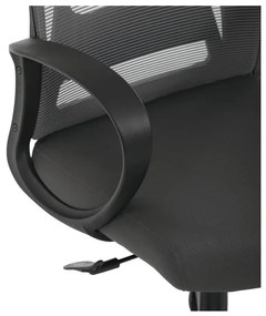 AUTRONIC Kancelárska stolička, hojdací mechanizmus, šedá sieťovina, KA-S3015 GREY