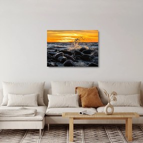 Sklenený obraz mora (70x50 cm)