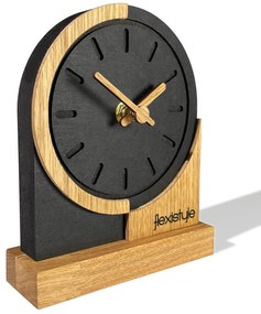 Stolové hodiny Black Oak Flexistyle zs2, 16cm
