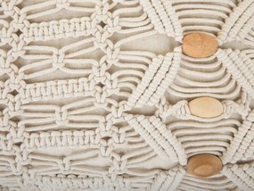 Sada 2 bavlnených vankúšov 45 x 45 cm béžová NICAEA Beliani