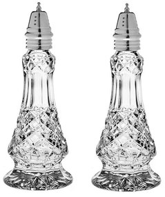 Crystal Bohemia DIAMOND soľnička a korenička 155 mm, 2 ks