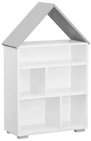 Regál Bb01 Chatka bielo-sivá