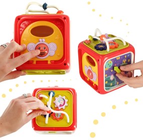 KIK Vzdelávacia hračka interaktívna zmyslová manipulácia s kockami
