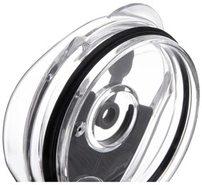 Čierny termo hrnček so slamkou 1,2 l Termo – Orion