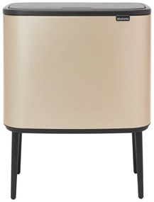 Brabantia BO Touch Bin 11+23L champagne