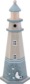Dekoračný maják Maxi – svetlomodrý 84 cm