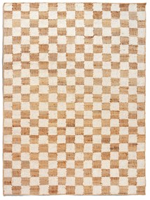 Ferm Living Koberec Check Wool Jute 140 x 200 cm