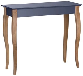 Grafitovosivý odkladací stolík Ragaba Console, dĺžka 85 cm