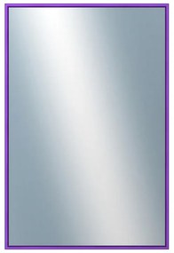 DANTIK - Zrkadlo v rámu, rozmer s rámom 40x60 cm z lišty Hliník modrá m. (7002242)