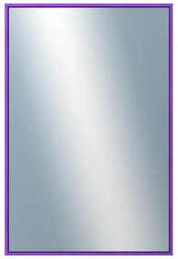 DANTIK - Zrkadlo v rámu, rozmer s rámom 40x60 cm z lišty Hliník modrá m. (7002242)