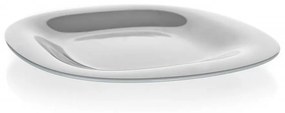 Luminarc Hranatý dezertný tanier CARINE 19 cm, 6 ks, sivá
