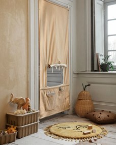 Ferm Living Prútený kôš s vekom Pear