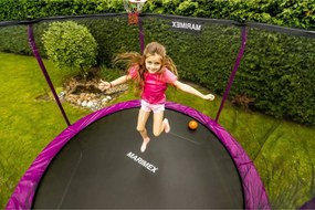 Marimex | Trampolína Marimex Standard 244 cm ružová + ochranná sieť + rebrík ZADARMO | 19000110