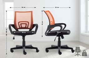 Kancelárska stolička DS37499 - Oranžová