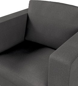 Poťah na kreslo Karlanda, krátky farba produktu sivá látka zapletaná