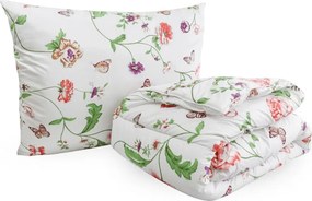 Súprava celoročnej prikrývky 140x200 cm z dutého vlákna s vankúšom 70x90 cm MEADOW FLOWERS