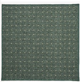 Condor Carpets, Kusový koberec Udinese zelený štvorec, 120x120, zelená, chodba / predsieň