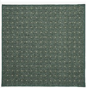 Condor Carpets, Kusový koberec Udinese zelený štvorec, 200x200, zelená, chodba / predsieň