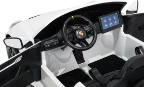 Ramiz Detské pretekárske auto Porsche 911 GT3 STRONG MP4 biele