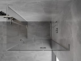 Mexen Mist-H L Duo, 2-krídlový sprchový kút 70 x 105 cm, číre sklo, chrómový profil, 8A5L-070L-105P-01-00