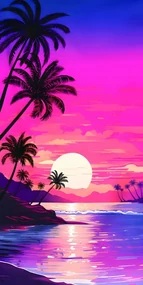 Plážová osuška TAHITI 100x180 cm fialová, 100% mikrovlákno