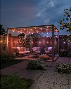 Philips - LED RGBW stmievateľný vonkajší svetelný reťazec Hue FESTAVIA 30×LED 21 m IP65
