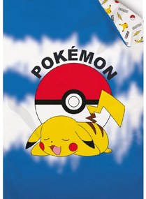 Detské obliečky Pokémon Unavený Pikachu 140x200/70x90 cm