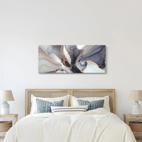 Obraz - Šedý mramor (120x50 cm)