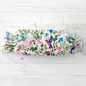 Biante Vankúš valec bonbon Sandra SA-495 Dúhové kolibríky medzi kvetmi 15x40 cm