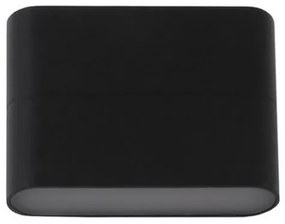 LED2 - LED Vonkajšie nástenné svietidlo FLAT 2xLED/3W/230V antracit IP54