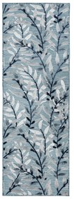 Flair Rugs, Behúň Plaza Willow Blue – na von aj na doma, 80x230, modrá, chodba / predsieň