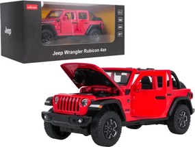 Model auta Jeep Wrangler Rubicon 1:32 RASTAR červené