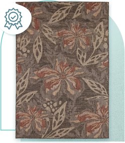 Koberec FENER Floral hnedý