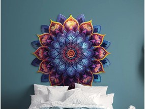 drevko |  Kvetinová mandala Fialová múdrosť  45 x 445 cm