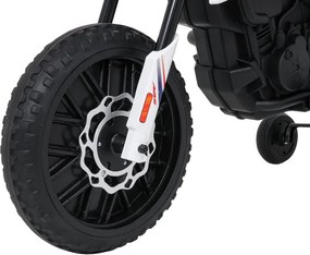 Elektrická motorka Aprilia RX biela