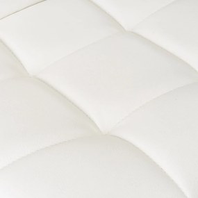 Biele barové stoličky s nastaviteľnou výškou z imitácie kože v súprave 2 ks (výška sedadla 93 cm) – Casa Selección