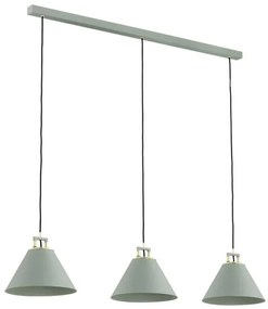 Argon 6177 - Luster na lanku ORTE 3xE27/15W/230V zelená