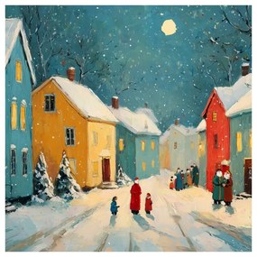 Obraz pokojná vianočná noc