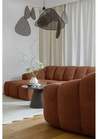 Terakotová rohová pohovka (pravý roh/do tvaru "U") Shell – Miuform